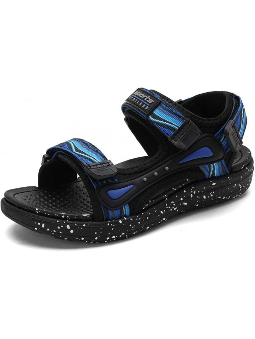 Black/Blue Kids Boys Summer Sports Sandals Hiking ...