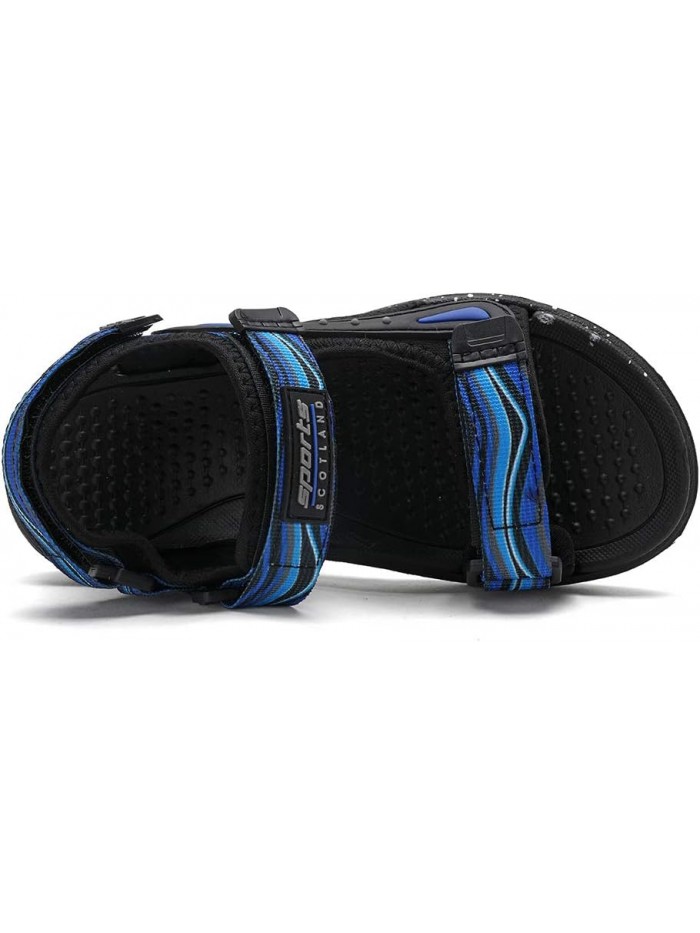 Black/Blue Kids Boys Summer Sports Sandals Hiking Beach Outdoor Open toe Sports Sandals for Kids