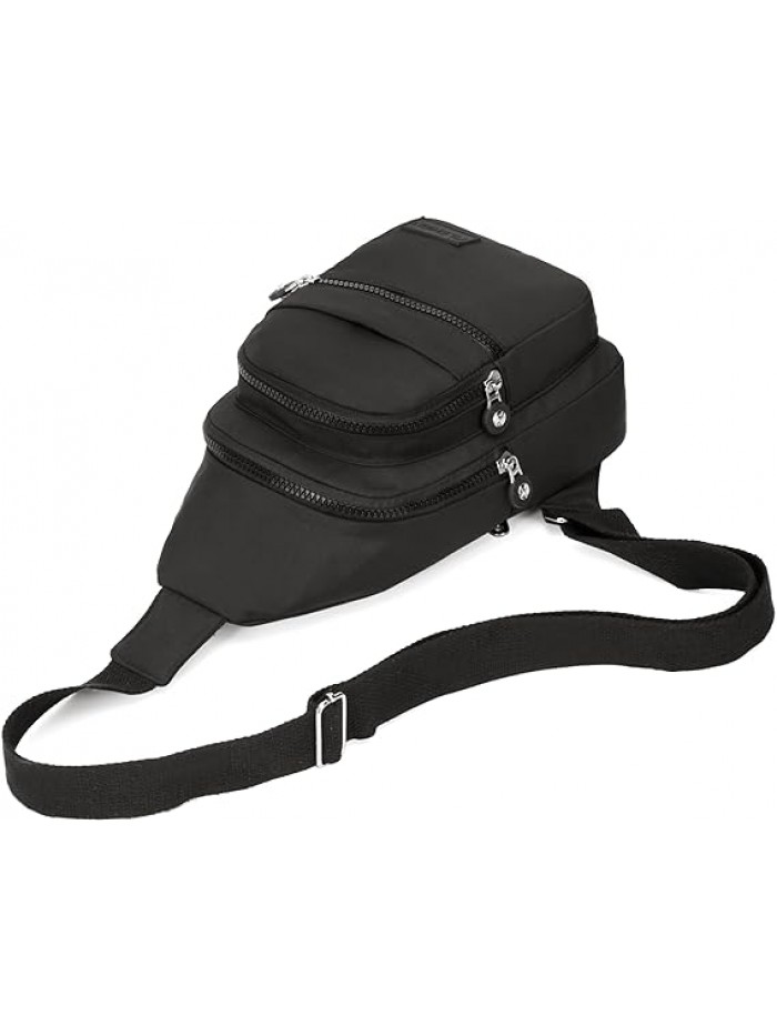 Small Sling Backpack Crossbody Sling Bag, Chest Bag Daypack Fanny Pack Cross Body Bag for Outdoors Hiking Traveling