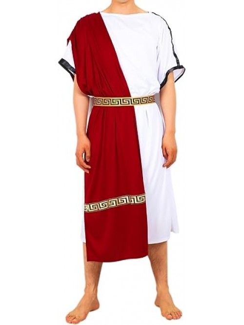 Men's Deluxe Classic Toga Costume Set Including Tu...
