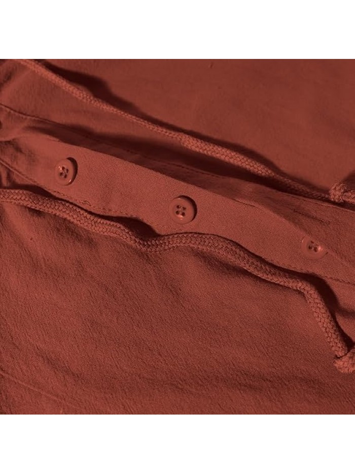 Long Sleeve Kaftan Thobe Button down Men Thobe with Pocket Big and Tall Kaftan Muslim Men Thobe