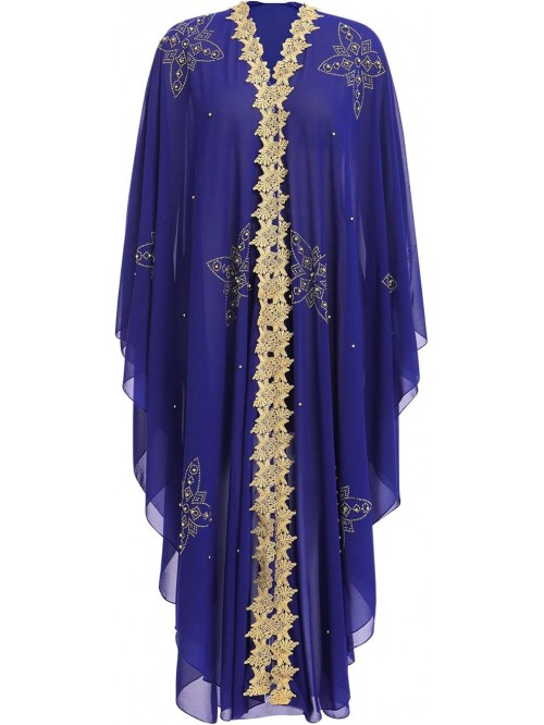 Women Muslim Dress Abayas Loose Maxi Caftan Dress ...